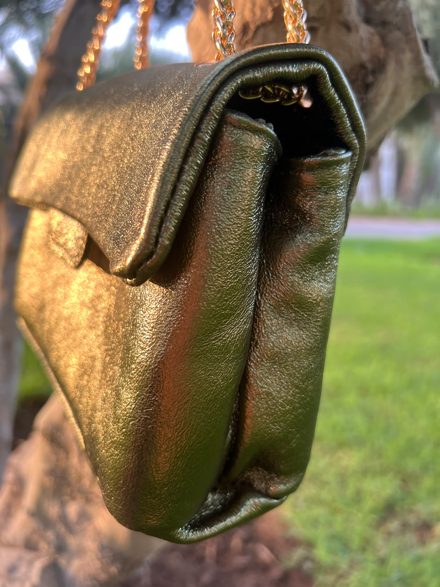 Sac Kate – Vert Métallisé