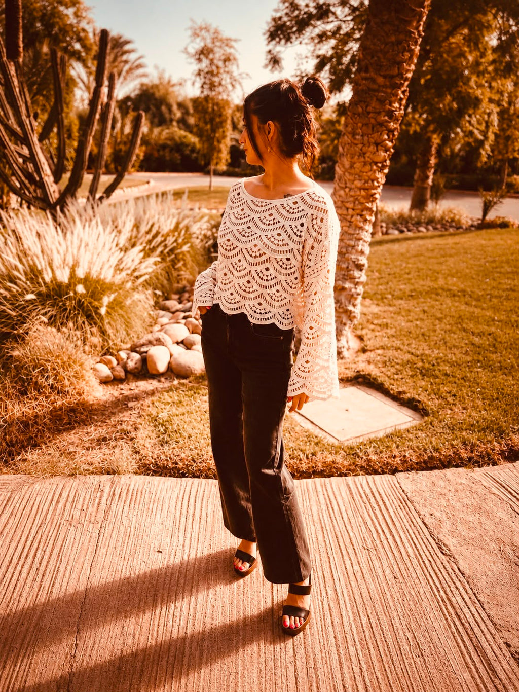 Haut Léonie – Crochet Beige