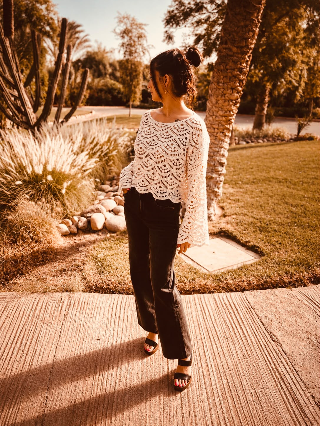 Haut Léonie – Crochet Beige